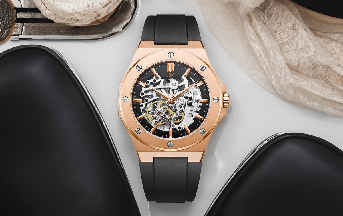 RAUHWATCH ROSÈ COLORED