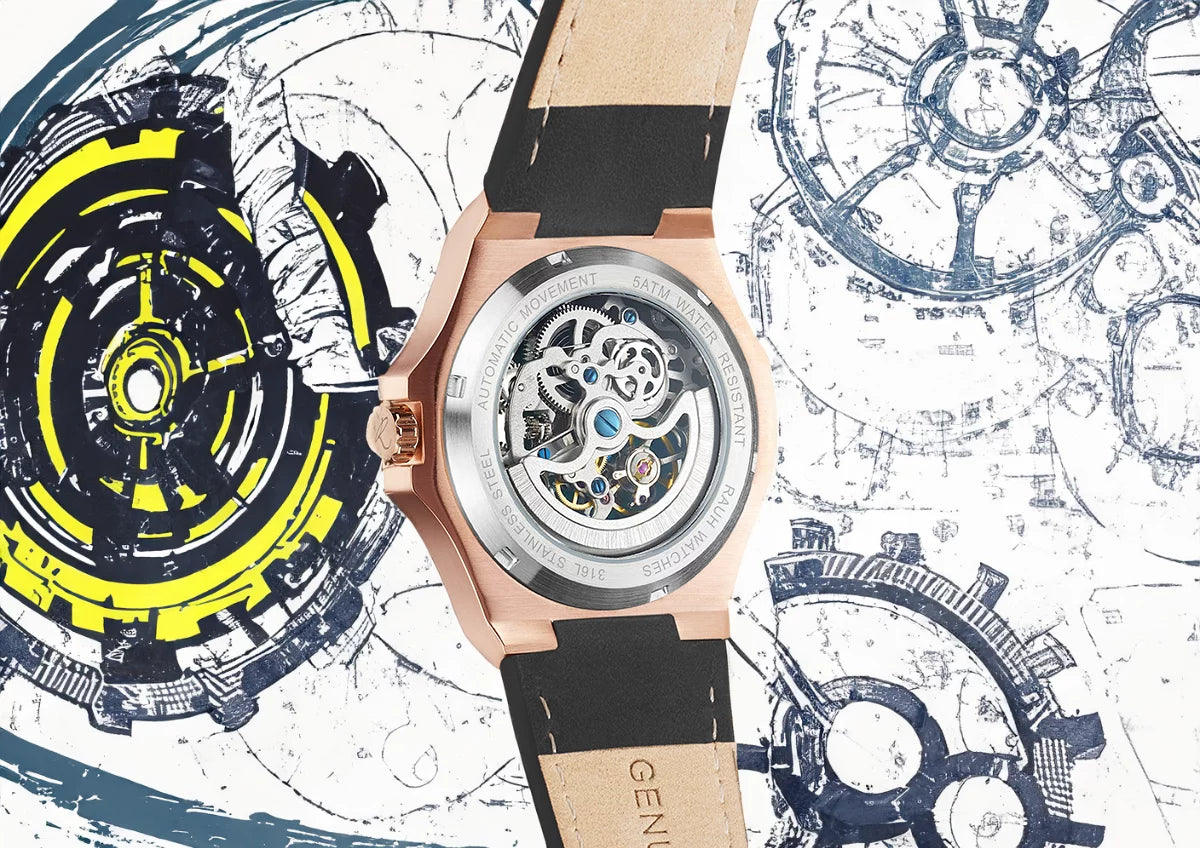 THE BEAUTY OF DUAL-SIDE VISIBILITY IN THE RAUH WATCH AUTOMATIC MOVEMENT