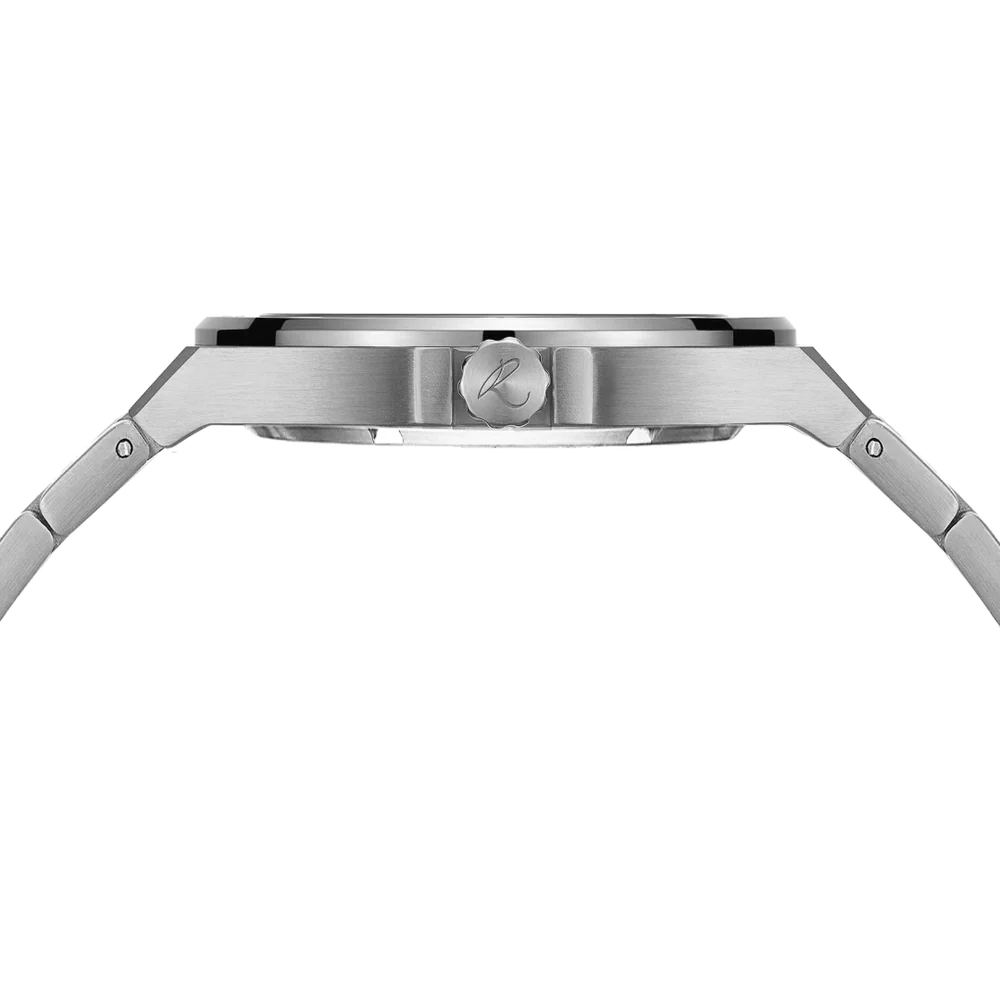 Stainless steel strap - silver colored