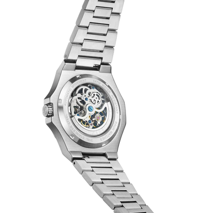 Stainless steel strap - silver colored