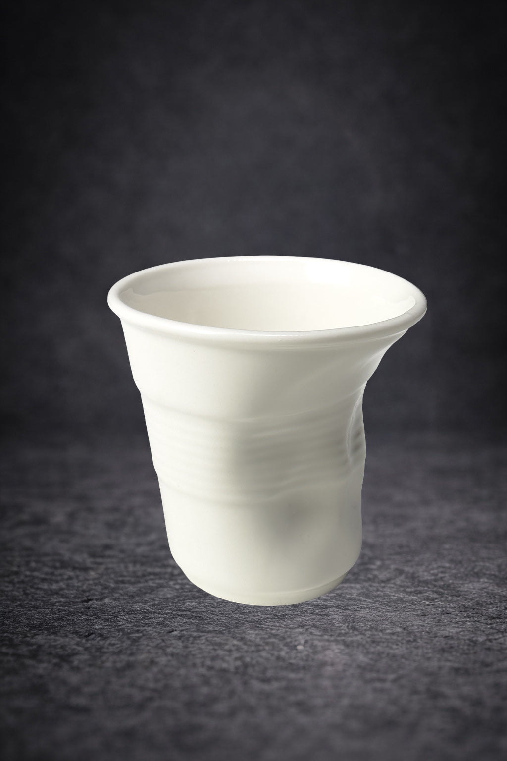 Studio Mug – Crushed White Ceramic